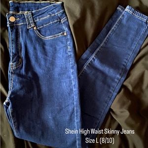 Shein High Waist Skinny Jeans
Size L (8/10)